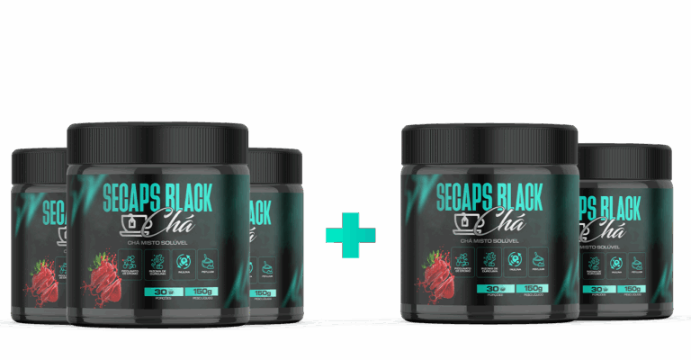 Secaps Black Chá 05 potes
